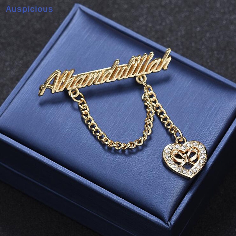 Ghim Cài Áo Đính Đá Phối Tua Rua Phong Cách Hijab Thời Trang