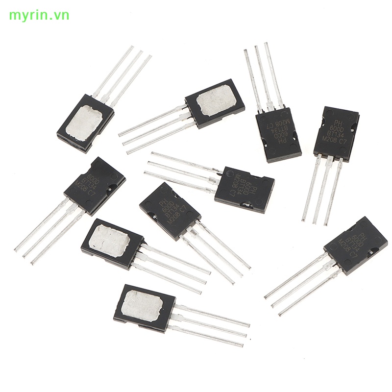 Set 10 Linh Kiện Bán Dẫn TO-126 BT134-600E BT134-600D 4A 600V Chuyên Dụng