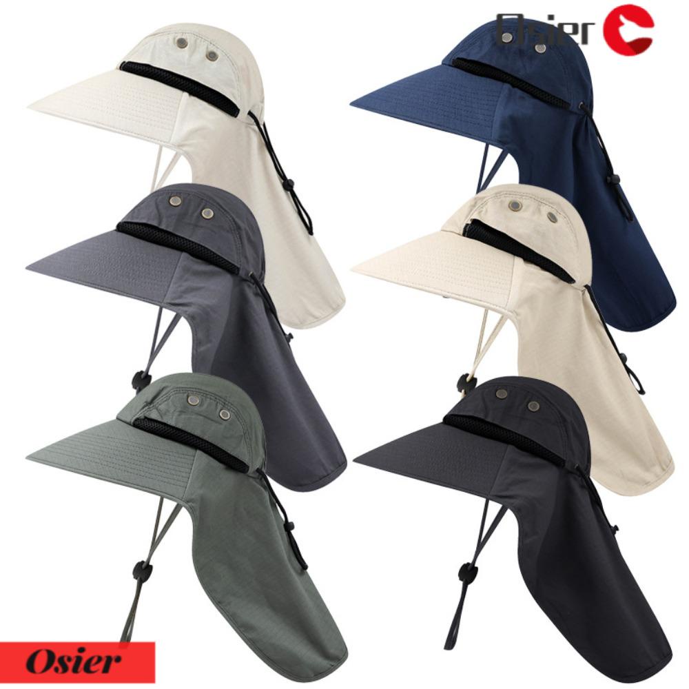 Osier1 Mũ Chống Nắng Mùa Hè Hấp Thụ Mồ Hôi Hữu Ích Bảo Vệ Cổ Và Đầu Thoải Mái