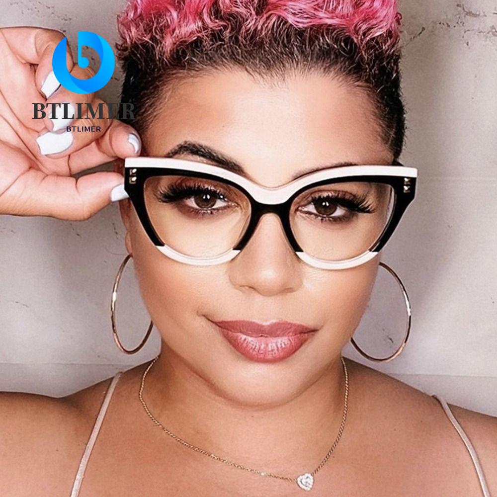 Btlimer Mắt Kính Chống Ánh Sáng Xanh Máy Tính Hợp Thời Trang Chống Chói Mắt Mèo