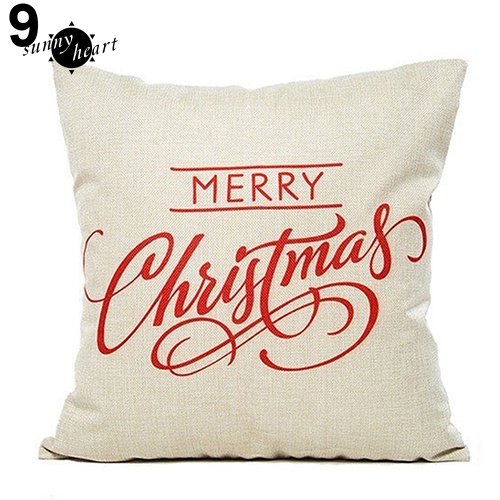 Vỏ Gối Vuông In Hình Chủ Đề Giáng Sinh Độc Đáo