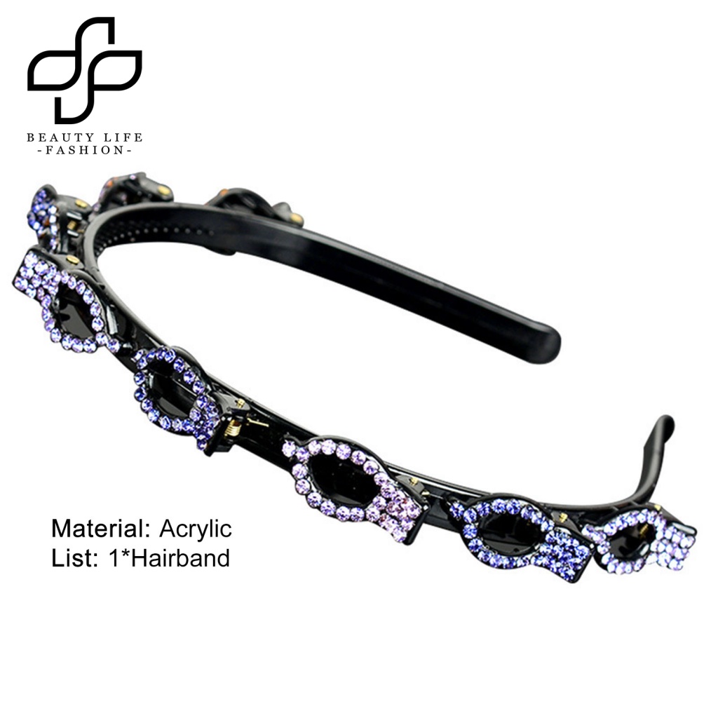 Cài Tóc Hoa Đính Đá Hai Lớp Thời Trang Cho Nữ