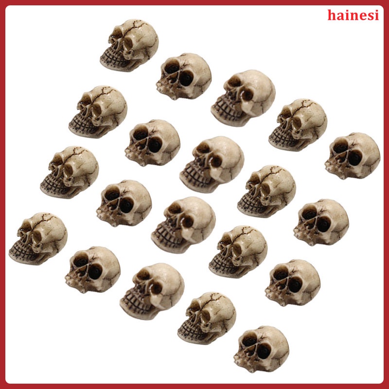 Set 20 Mô Hình Đầu Lâu Trang Trí Halloween