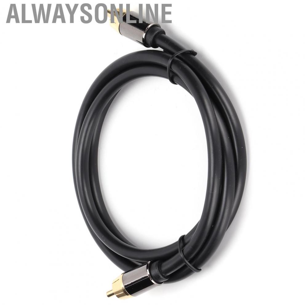 Alwaysonline 1m 1 Male To Subwoofer Digital Coaxial Cable Lead Audio Video