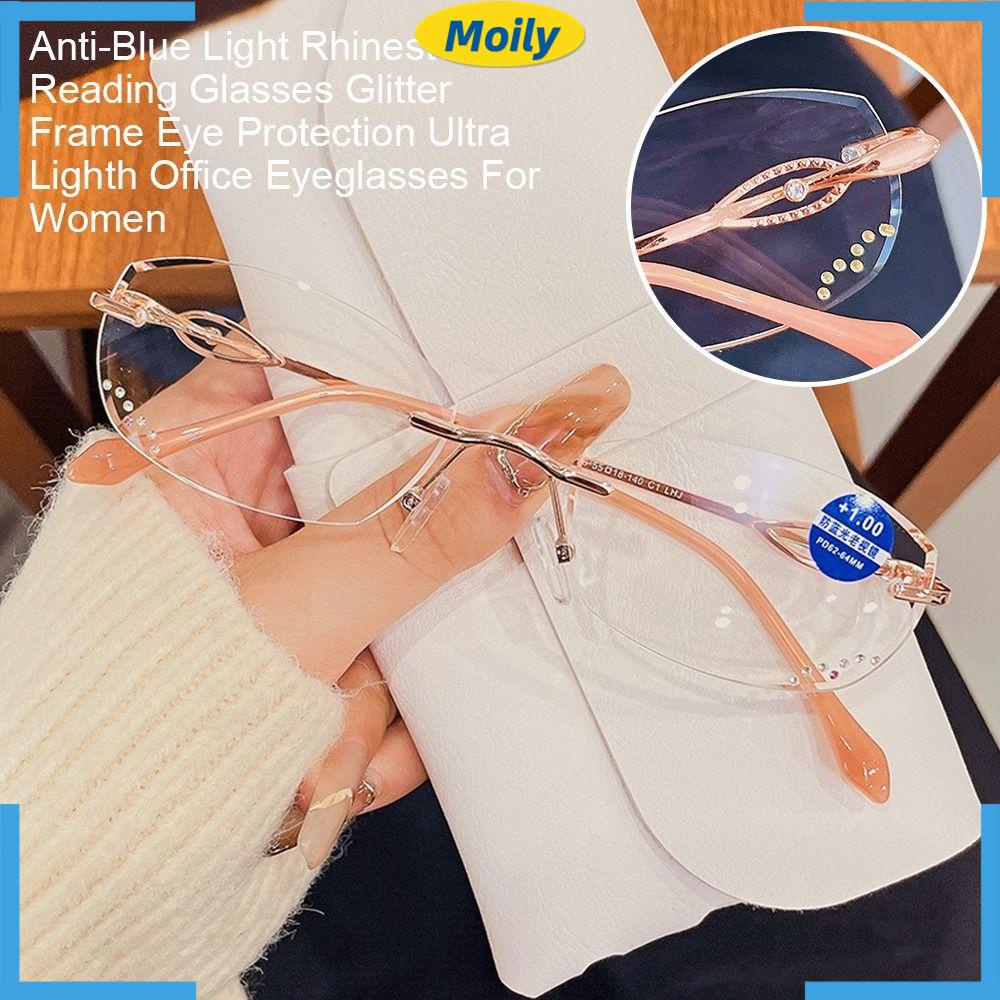 MOILYVN Kính Đọc Sách Chống Ánh Sáng Xanh Thiết Kế Đơn Giản Phong Cách Vintage