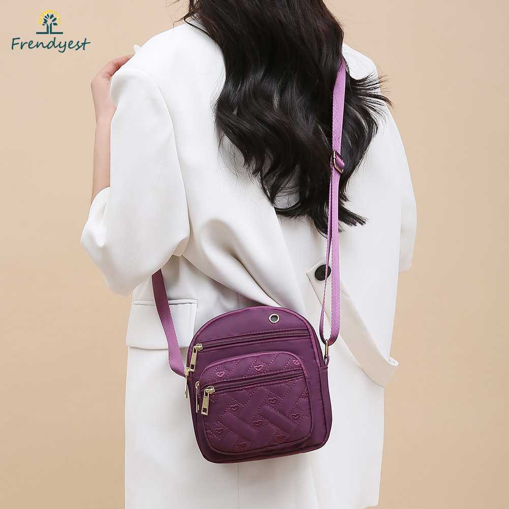 Túi Đeo Chéo Vải Oxford Thời Trang Cao Cấp Dành Cho Nữ Trung Niên