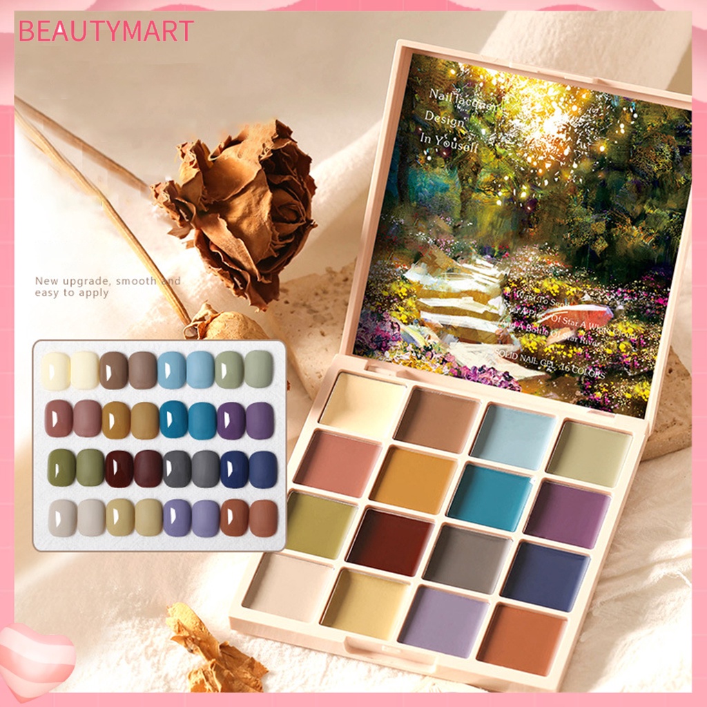 Kem Sơn Móng Tay 16 Màu Sắc Tự Nhiên Trọng Lượng Nhẹ 1.5g An Toàn Dành Cho Nữ
