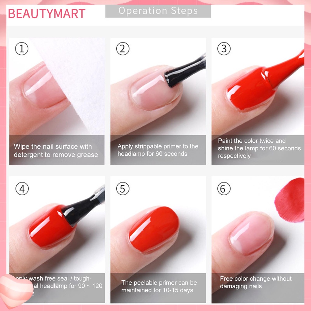 Cuộn 15 Miếng Dán Làm Đẹp Chuyên Dụng 15 Gel Lót Sơn Móng Nhanh Khô Làm Sáng Da UV LED Cho Nữ