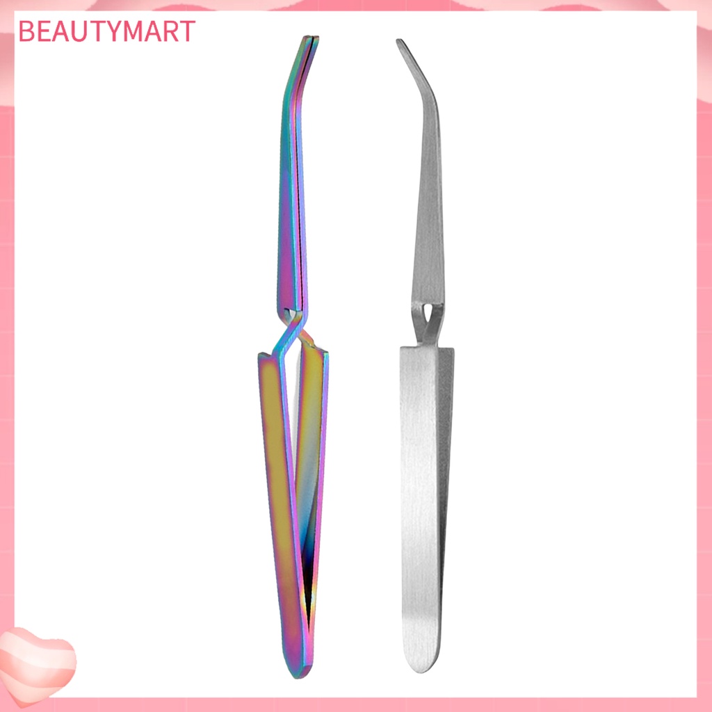 Nhíp Cong Bằng Thép Không Gỉ Không Biến Dạng Hỗ Trợ Làm Móng