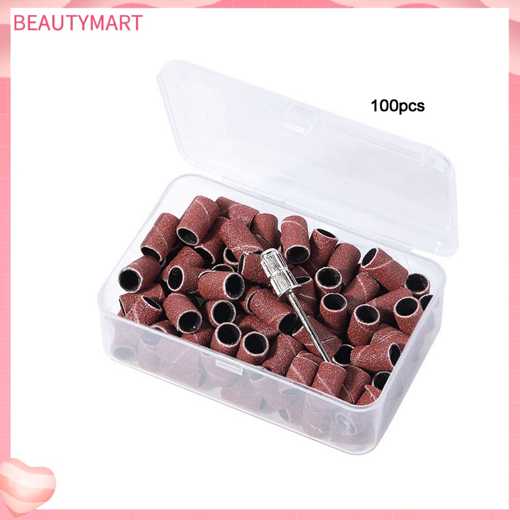 1 Hộp Vòng Cát Đánh Bóng Mài Móng Tay Đa Năng Độ Bền Cao