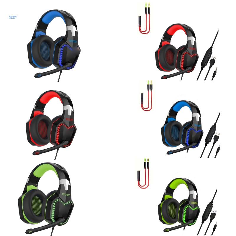 Tai Nghe Chơi Game Cách Âm Kèm Mic Nerf