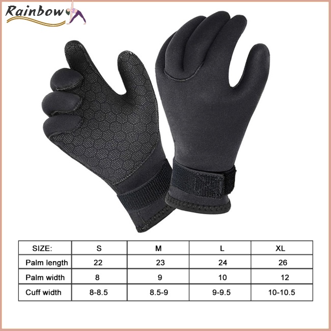 1 Đôi Găng Tay Lặn Dày 5mm Chống Trượt Chống Trầy Xước Cho Nam Nữ