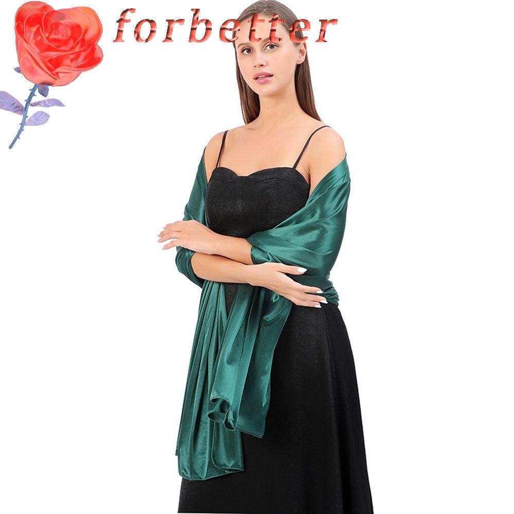 Khăn Choàng Satin Đơn Giản Cỡ Lớn Phong Cách Hàn Quốc Cho Nữ