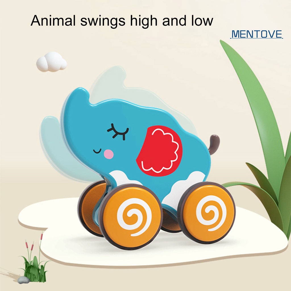 Đồ Chơi Xe Kéo Dây Thừng In Hoạt Hình Dễ Thương Cho Bé