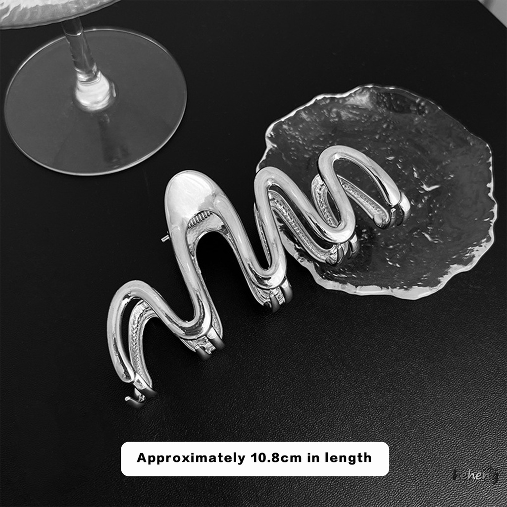 Kẹp Tóc Hợp Kim Kiểu Dáng Hình Học Độc Đáo Cho Nữ