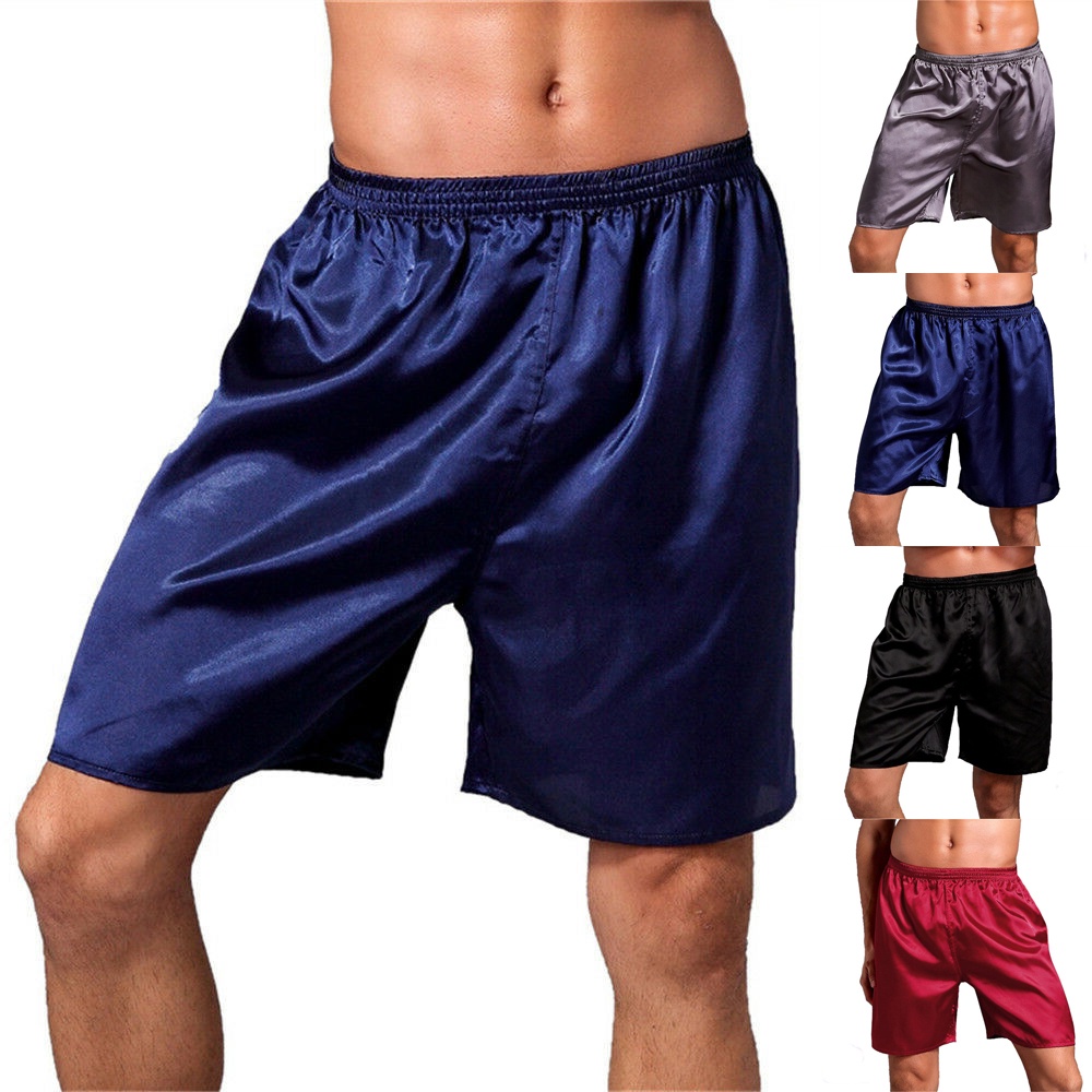 Quần Short Baggy Bằng Lụa Satin Thoải Mái Thời Trang