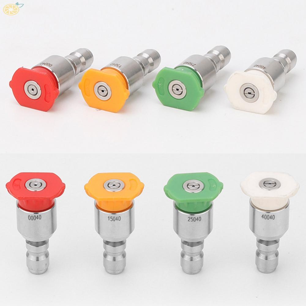 【VARSTR】Nozzle Rotary Sprinklers Spare Parts Spray Stainless Steel 1/4inch 1set