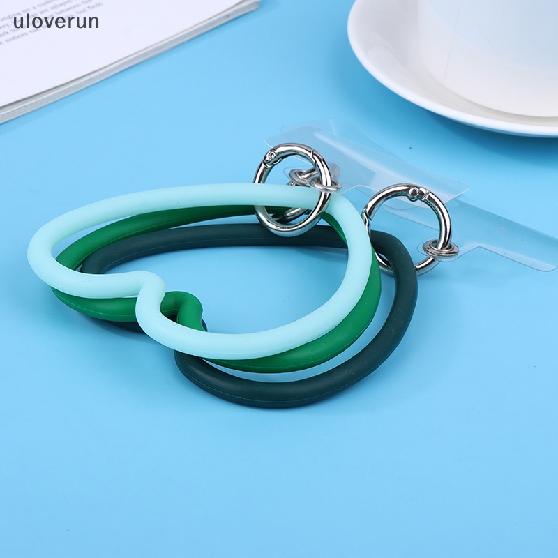 Vòng Tay Silicon Gắn Điện Thoại Chống Thất Lạc Hình Trái Tim Dễ Thương