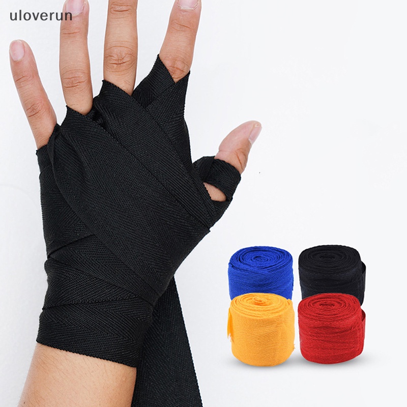 Băng Quấn Cổ Tay Vải Cotton 2.5M Hỗ Trợ Tập Luyện Muay Thai Boxing