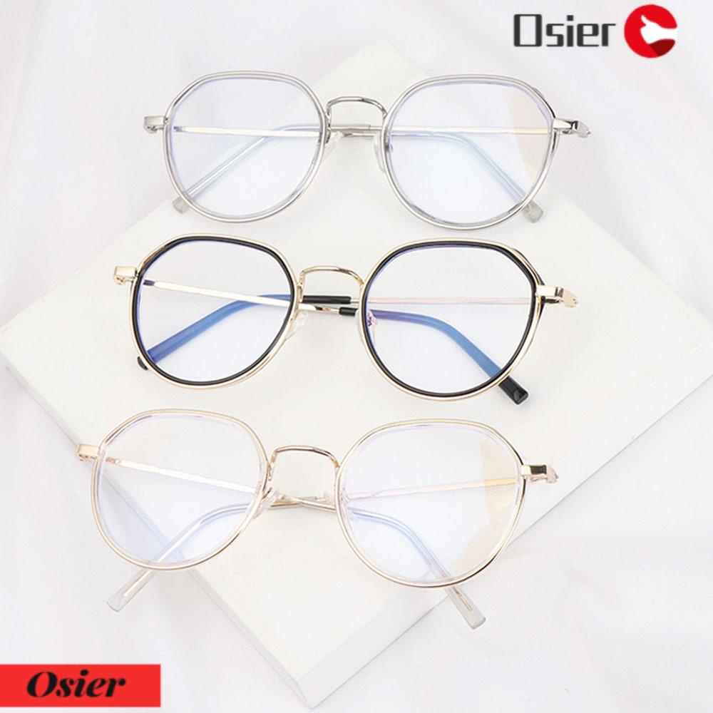 Osier1 Mắt Kính Gọng Kim Loại Phẳng Độ Phân Giải Cao Unisex