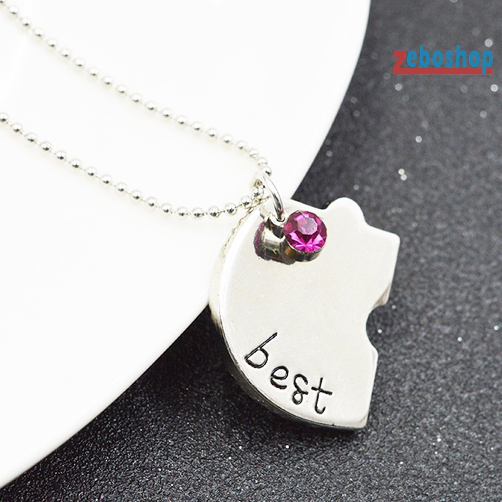 Bộ 4 Vòng cổ Mặt Trái Tim Đính Đá Thời Trang