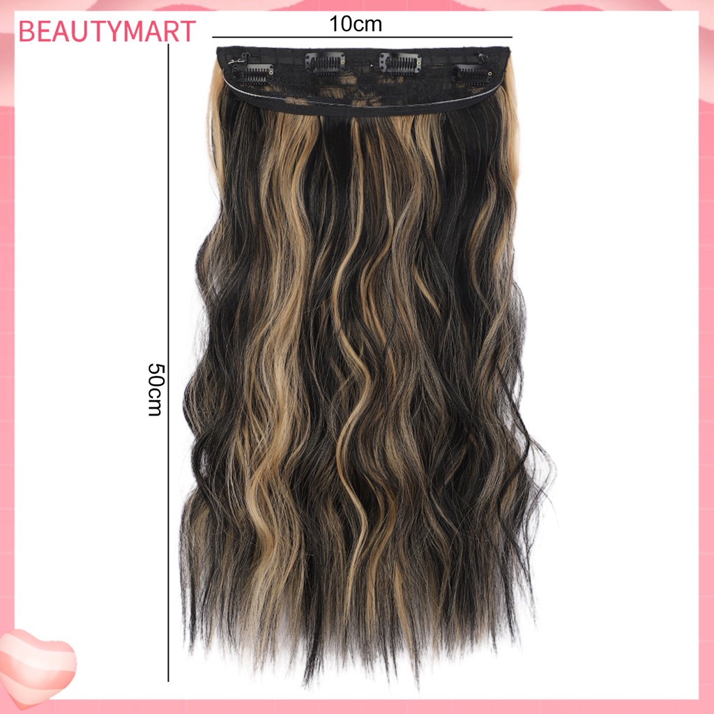 Bộ Tóc Giả Xoăn Dài Bằng Sợi Lụa Tự Nhiên Điều Chỉnh Được Nhiệt Độ Cao Dành Cho Nữ