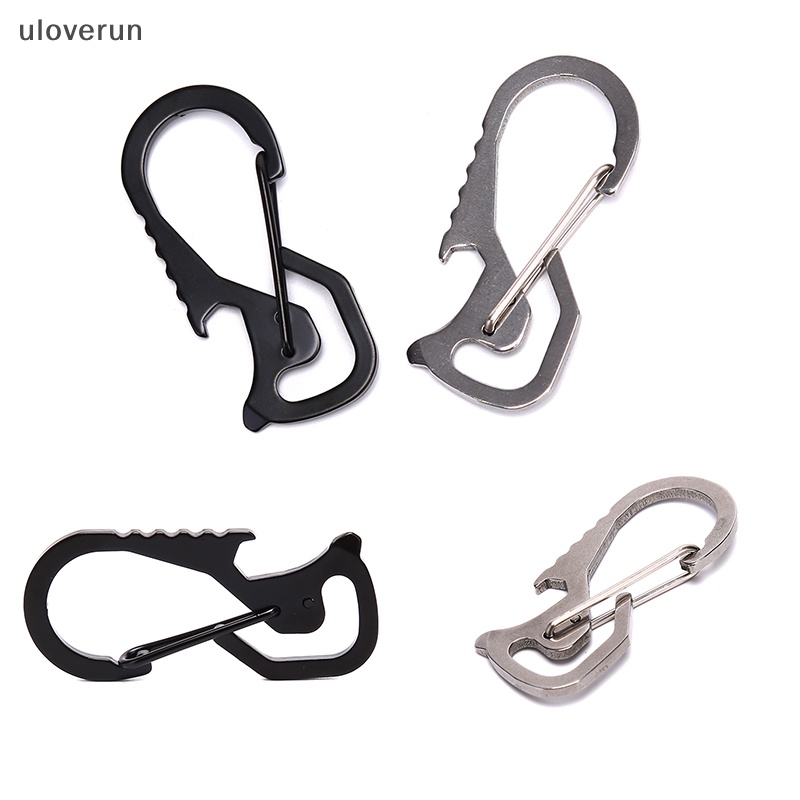1 Móc Khóa Carabiner Bằng Thép Không Gỉ Tiện Dụng