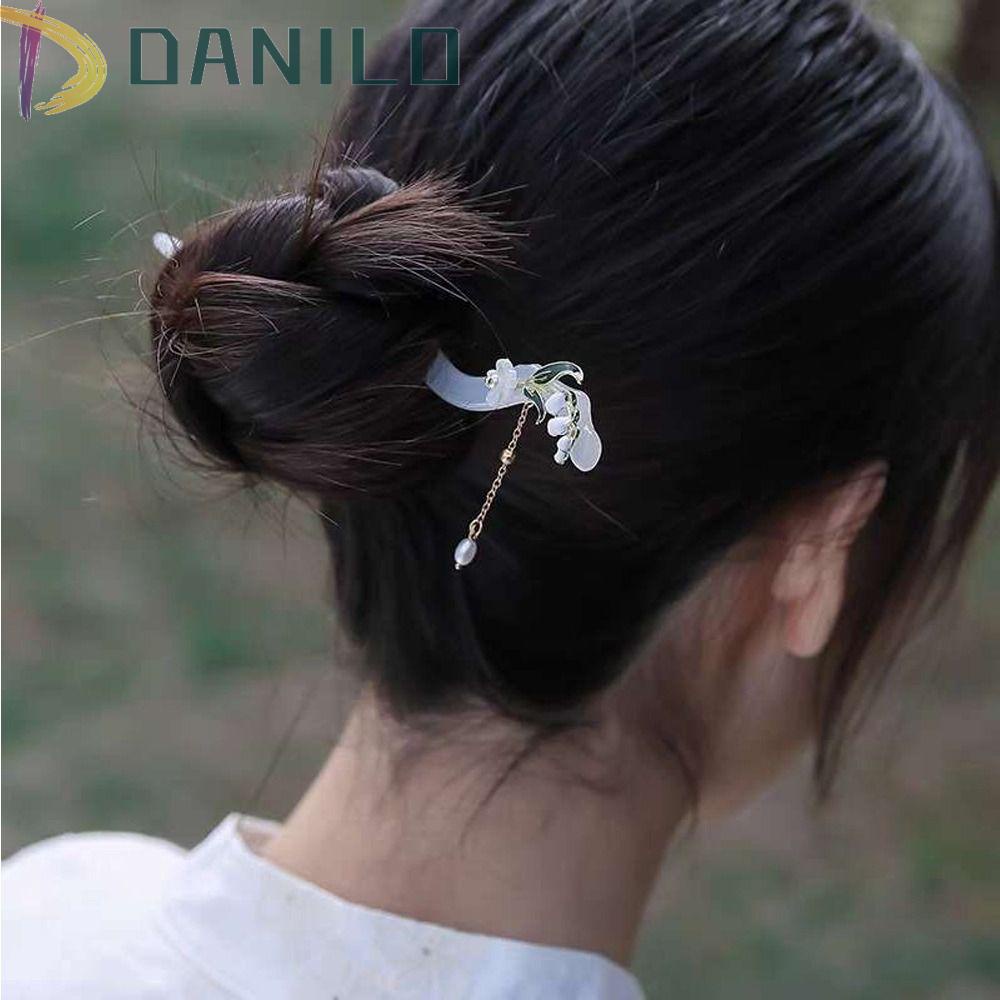 Trâm Cài Tóc Phối Tua Rua Phong Cách Trung Hoa Ngọt Ngào Cho Nữ