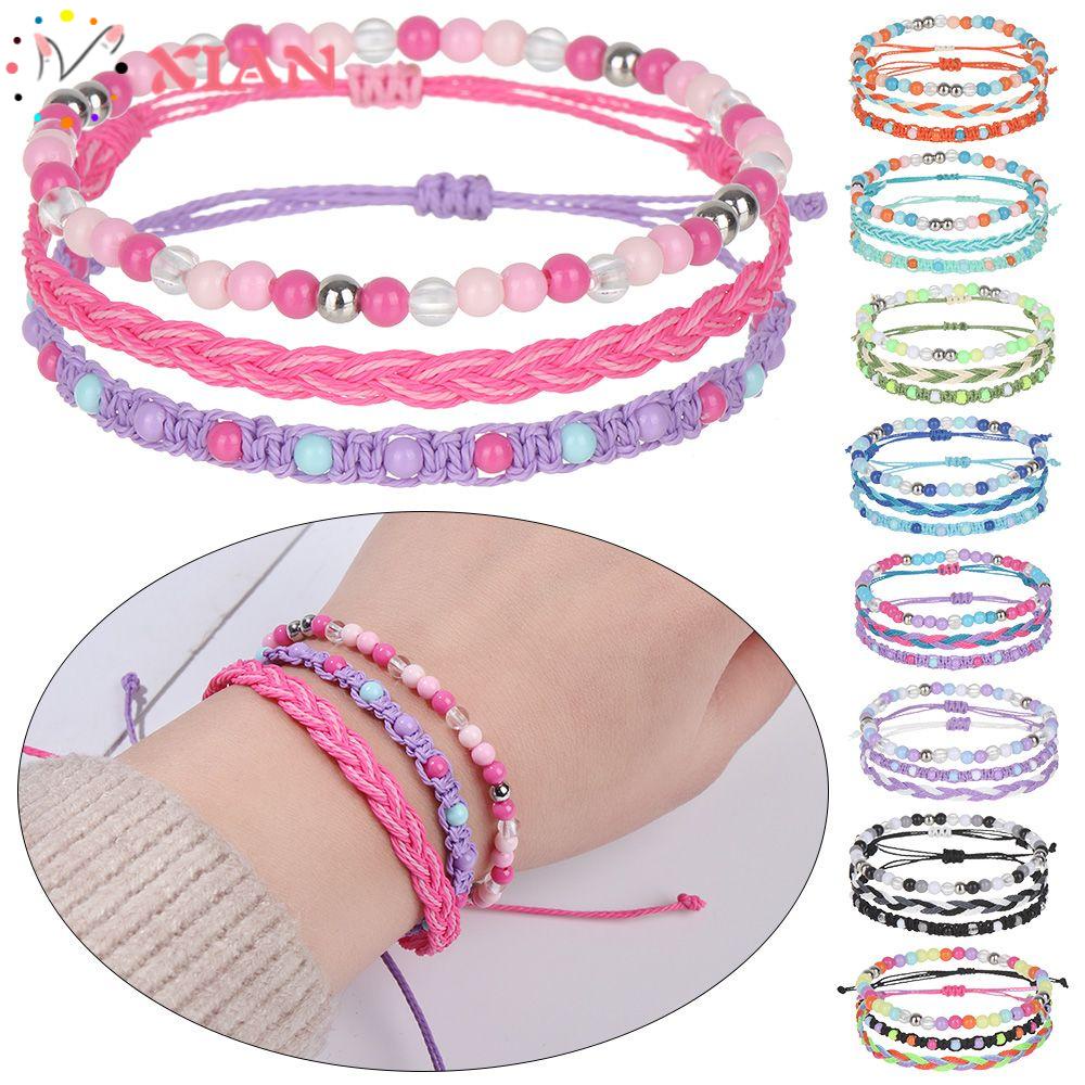 Set 3 Vòng Tay Hạt Handmade Thời Trang Cho Nữ