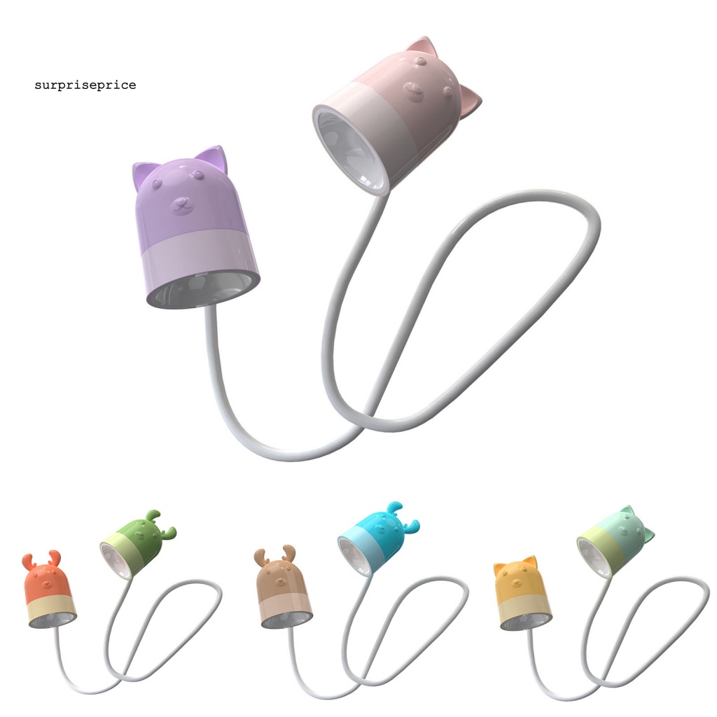 Spa Đèn LED Đọc Sách Bảo Vệ Mắt Thiết Kế Ống Linh Hoạt Bằng Nhựa Không Gây Chói Mắt Sử Dụng Pin Tiện Lợi Cho Học Sinh