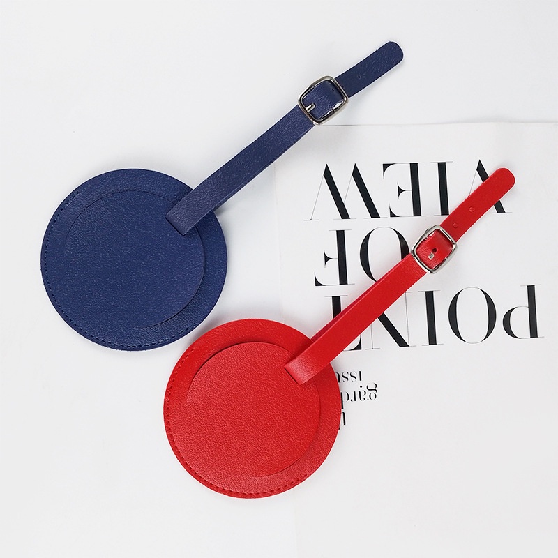 1 Thẻ Đánh Dấu Ghi Tên Hành Lý Màu Trơn