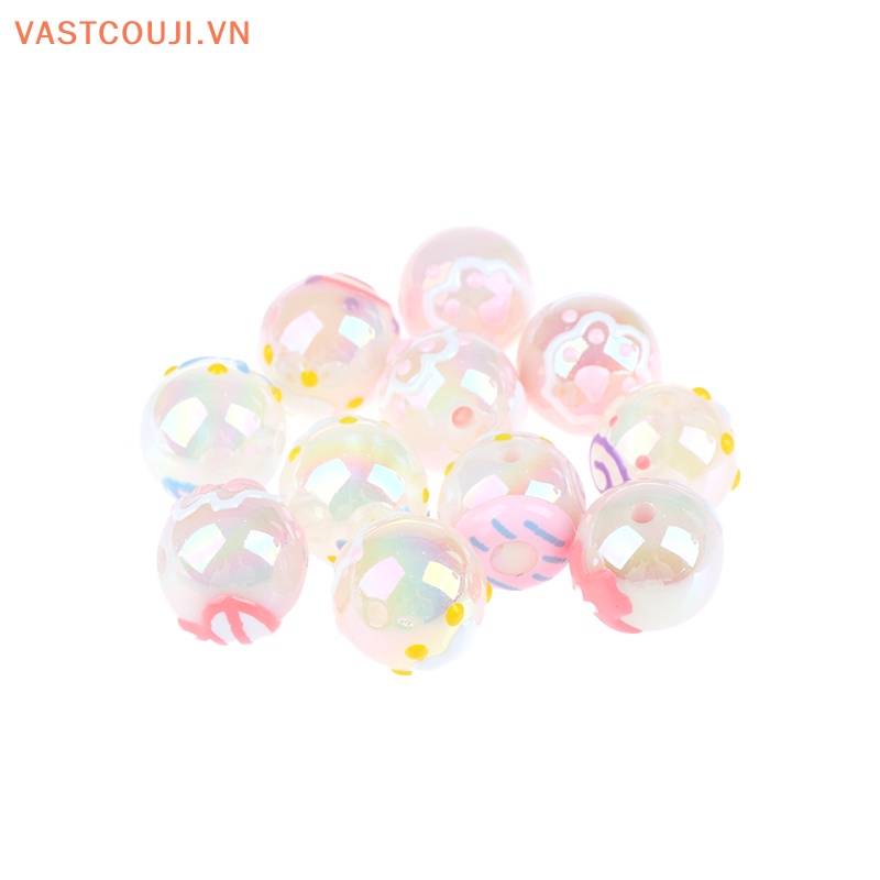 Bộ 2 Hạt Nhựa Acrylic Hình Dấu Chân Mèo Dùng Làm Trang Sức DIY