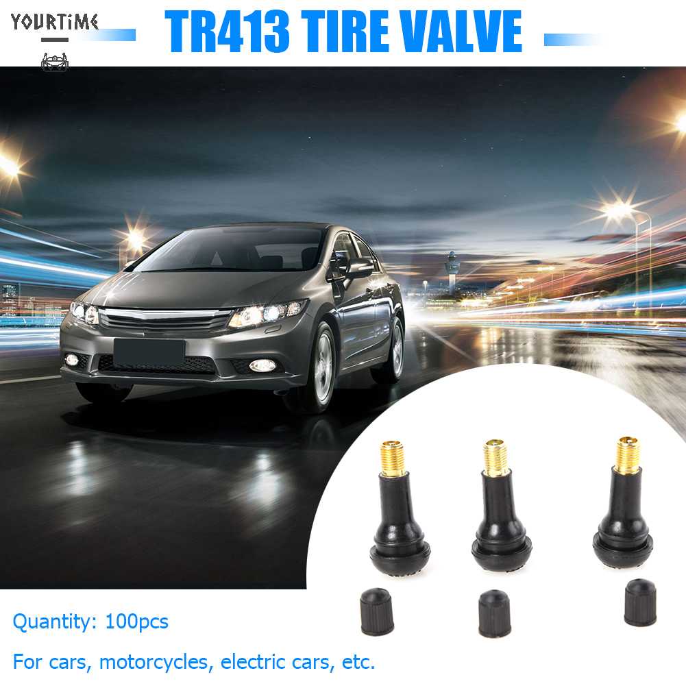 Set 100 Van Cao Su Đen TR-413 TR413 Chuyên Dụng