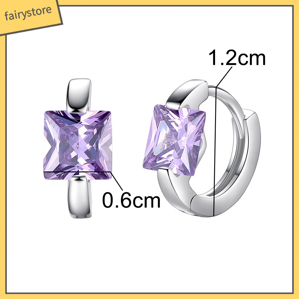 Bông Tai Đính Đá Zircon Thời Trang Dành Cho Nữ