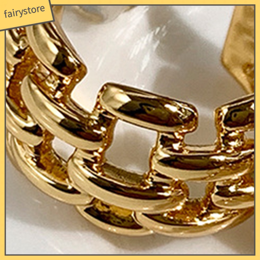 1 Đôi Bông Tai Dạng Vòng Hở Màu Vàng Bóng Cao Không Gây Dị Ứng Thời Trang Thích Hợp Làm Quà Tặng Cho Bạn Gái