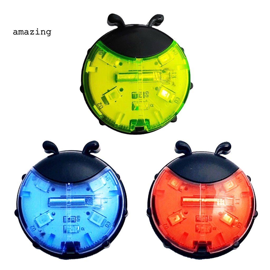 Đèn Cảnh Báo Gắn Bánh Xe Đạp Bằng ABS Hình Bọ Rùa Chống Nước Chống Mòn