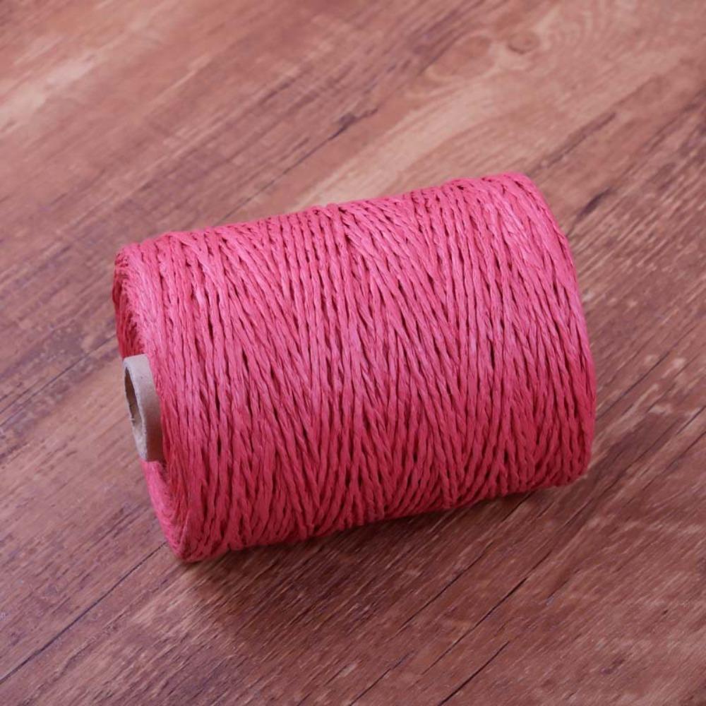 .Cuộn Chỉ Nhiều Màu Kích Thước 250m * 2mm Chuyên Dụng Cho Đan Giỏ Xách