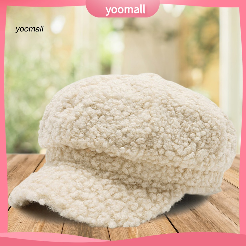 Yo / Mũ Nồi Lông Dày Dặn Màu Trơn Chống Gió Thoải Mái Giữ Ấm Mùa Thu Đông Cho Nữ