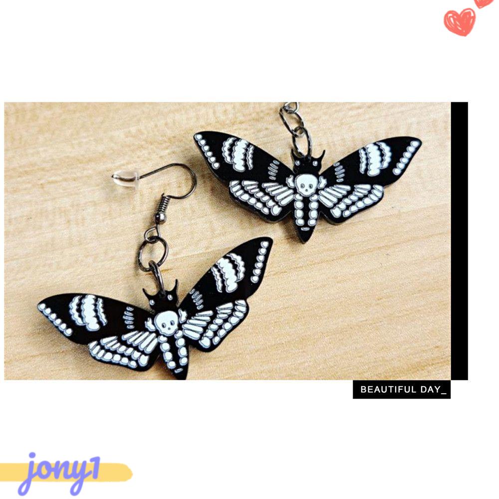 Bông Tai Hình Côn Trùng Bằng Acrylic Phong Cách Halloween