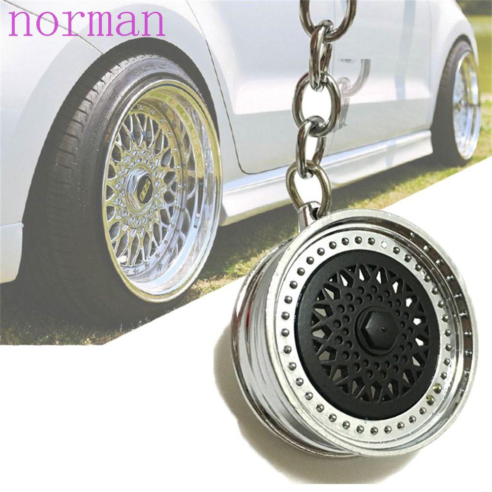 Móc Khóa Vành Bánh Xe Mini 3D Cho Xe Hơi NORMAN