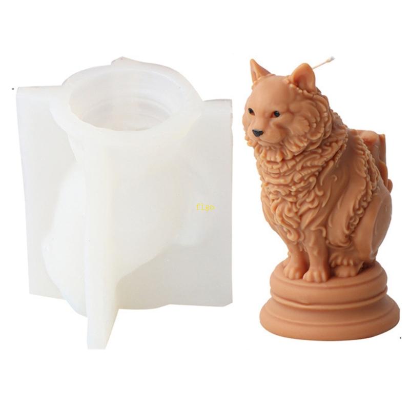 Khuôn Silicone Làm Đồ Thủ Công Hình Mèo Đáng Yêu