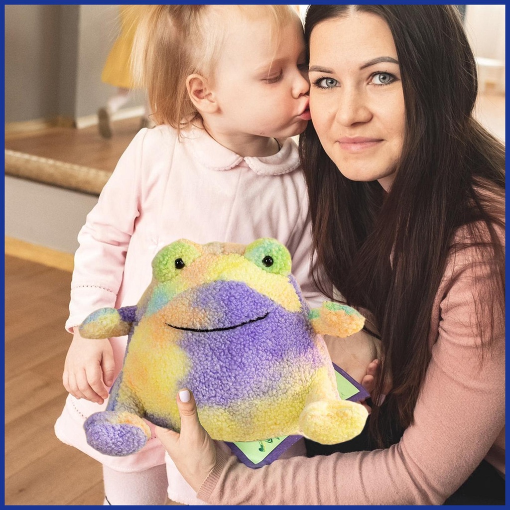 Ếch Nhồi Bông 30cm Mềm Mại Nhiều Màu Sắc Dễ Thương Cho Bé