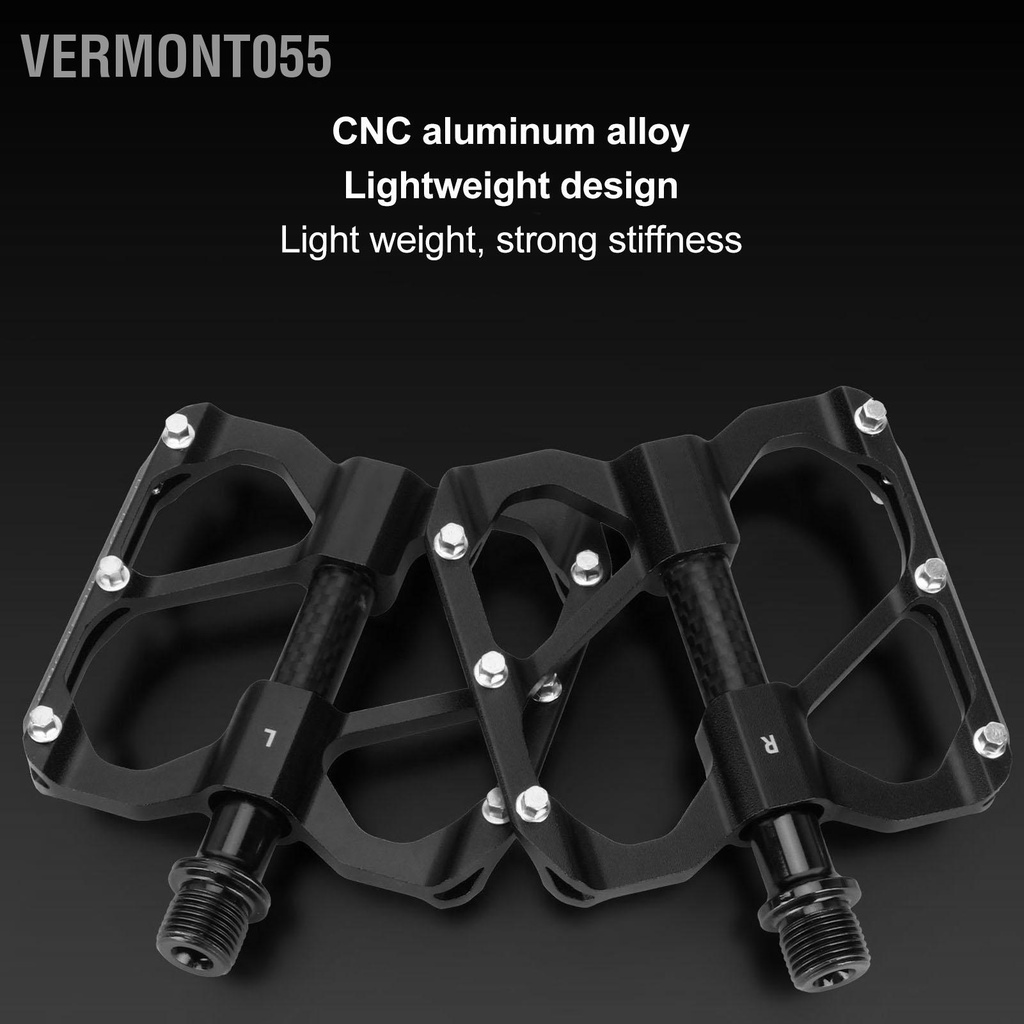 Vermont055 2 Chiếc Xe Đạp Đường Bộ Bàn Hợp Kim Nhôm Chống Trơn Trượt Nhẹ Phẳng Nền Tảng Cho