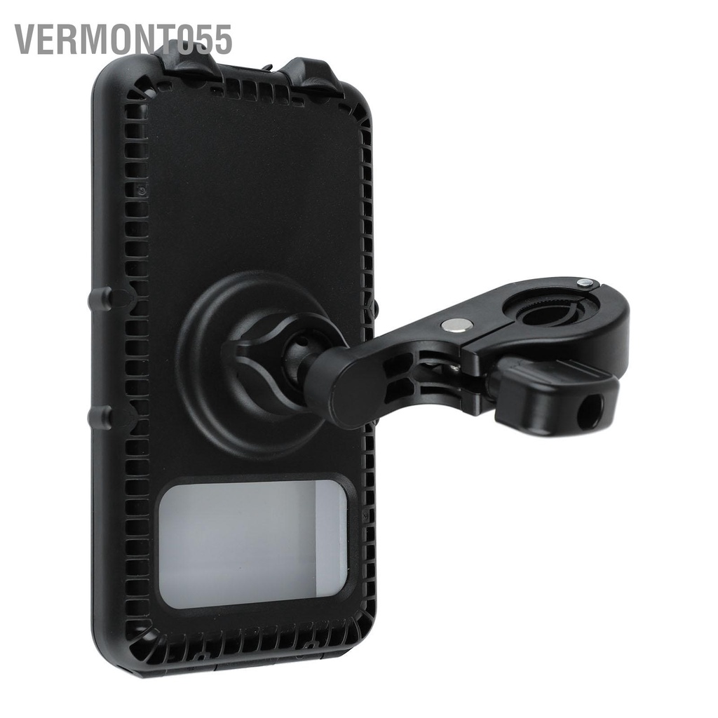 Vermont055 Xe Đạp Chống Thấm Nước Giá Đỡ Điện Thoại Nhận Dạng Vân Tay Khuôn Mặt Điều Chỉnh 360 Độ Cho Dưới 7in