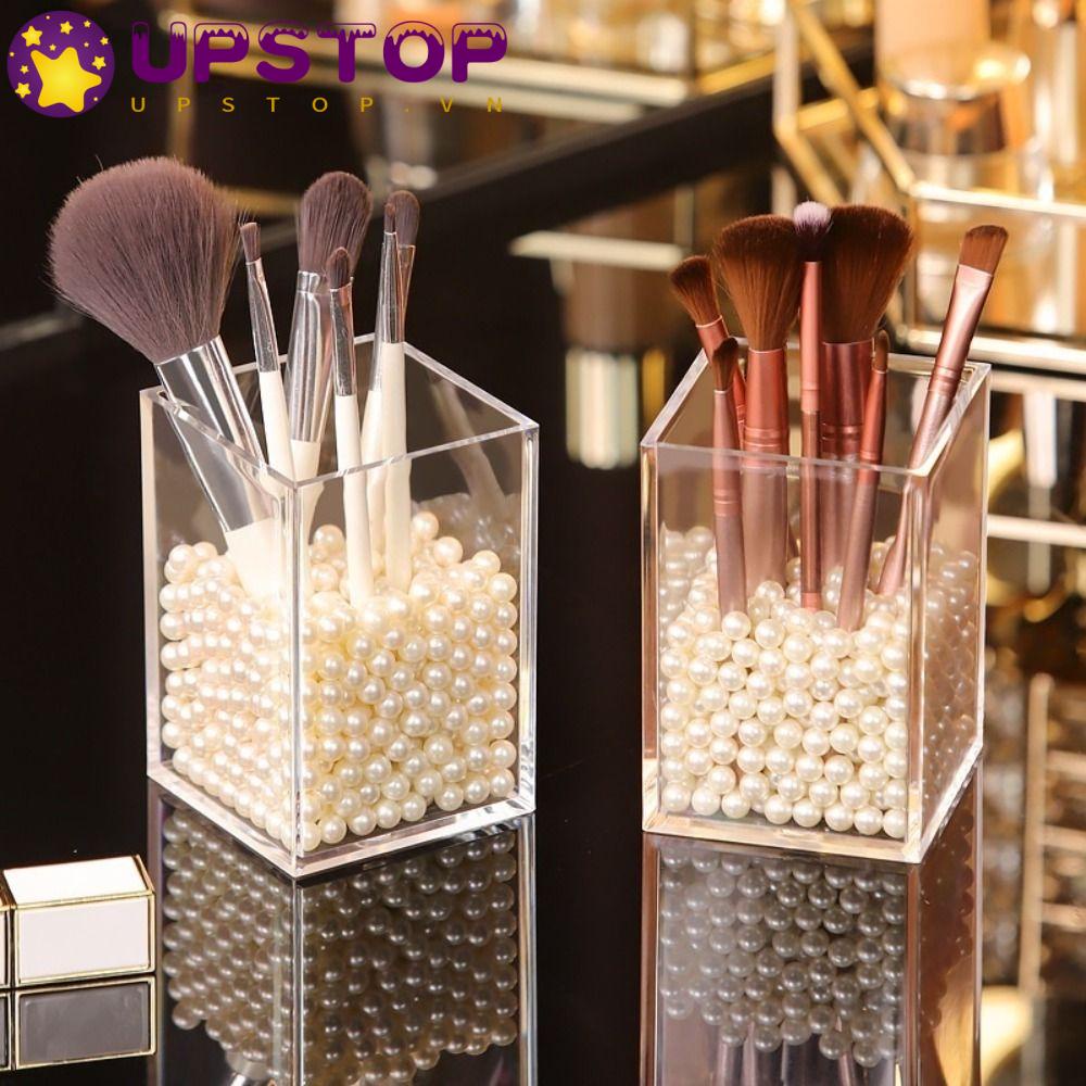 Giá Đỡ Bút / Mỹ Phẩm Bằng Acrylic Đa Năng Tiện Dụng Cho Học Sinh