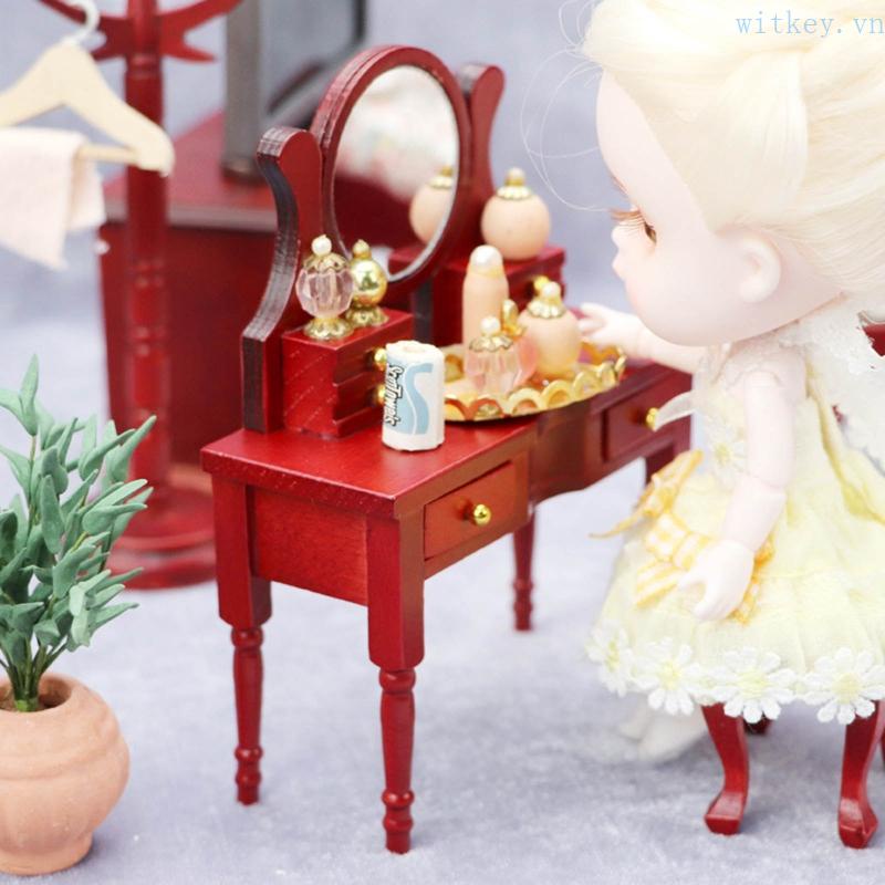 Nhà Búp Bê Mini Bằng Gỗ Có Khớp Nối Diy