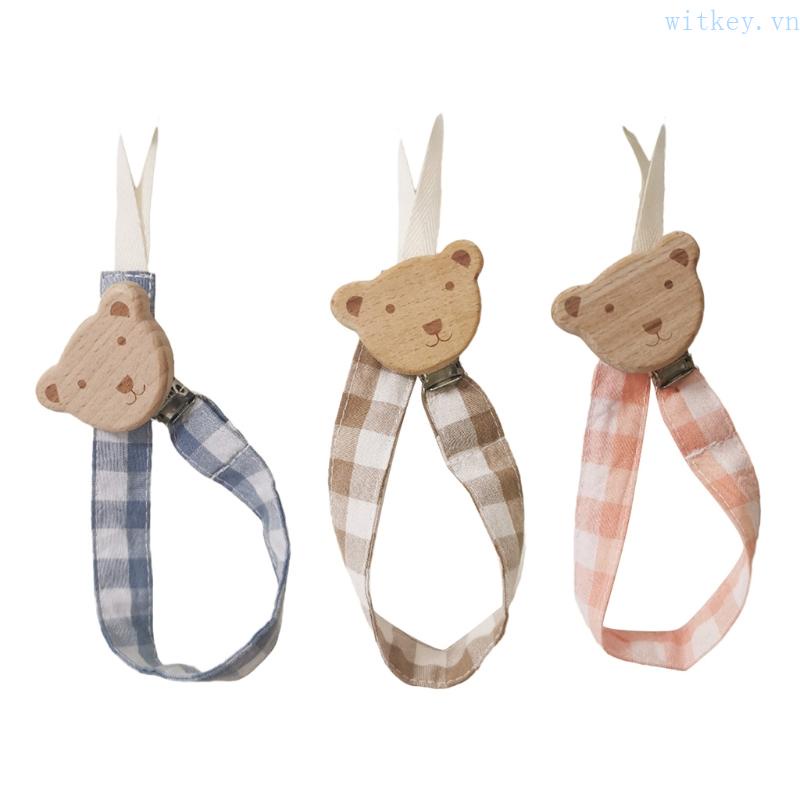 Dây Đeo Núm Ti Giả Họa Tiết Hoạt Hình Dễ Thương Cho Bé Sơ Sinh