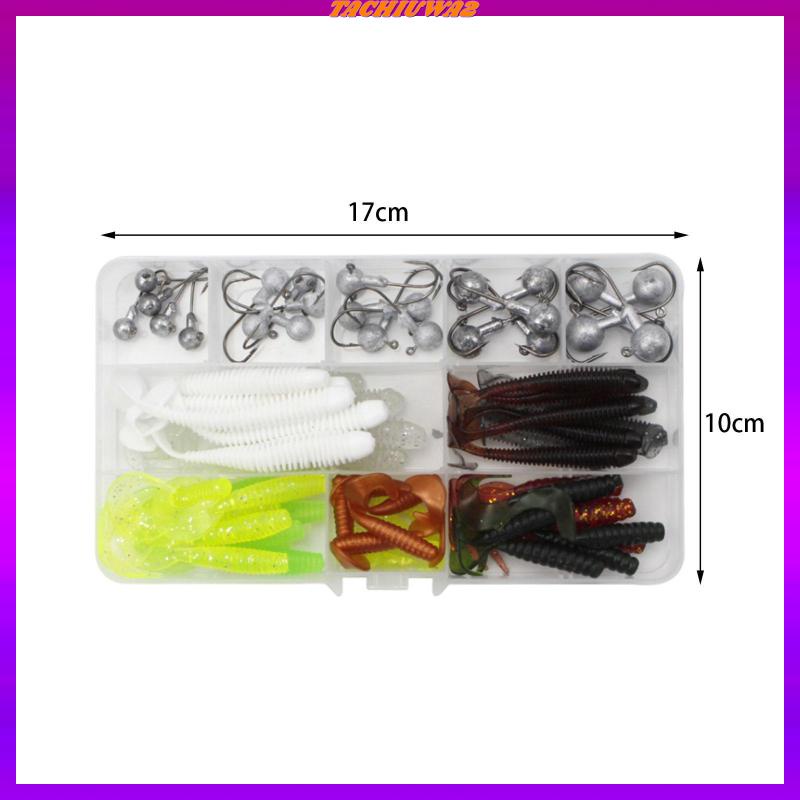 Set 2 Mồi Giả Nhử Cá Kèm Móc Câu Tiện Lợi