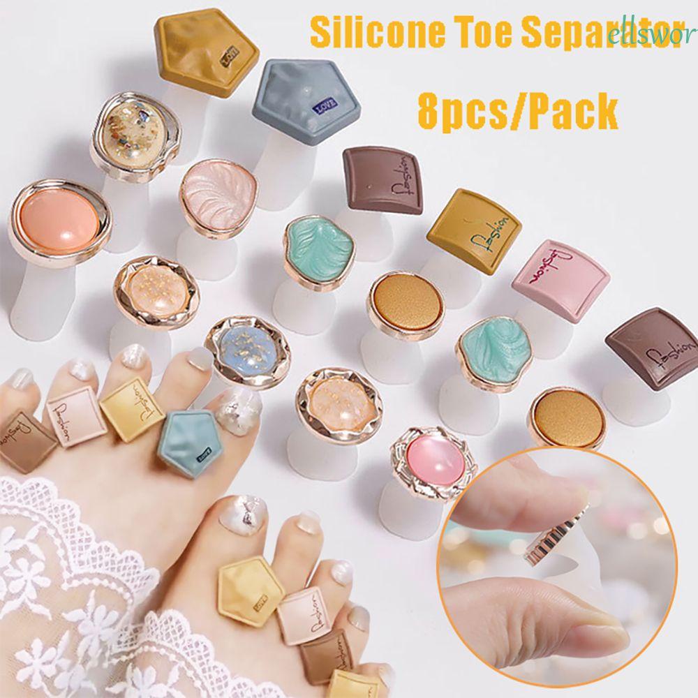 Miếng Đệm Chia Ngăn Móng Tay Bằng Hợp Kim Kẽm Tái Sử Dụng Được DIY