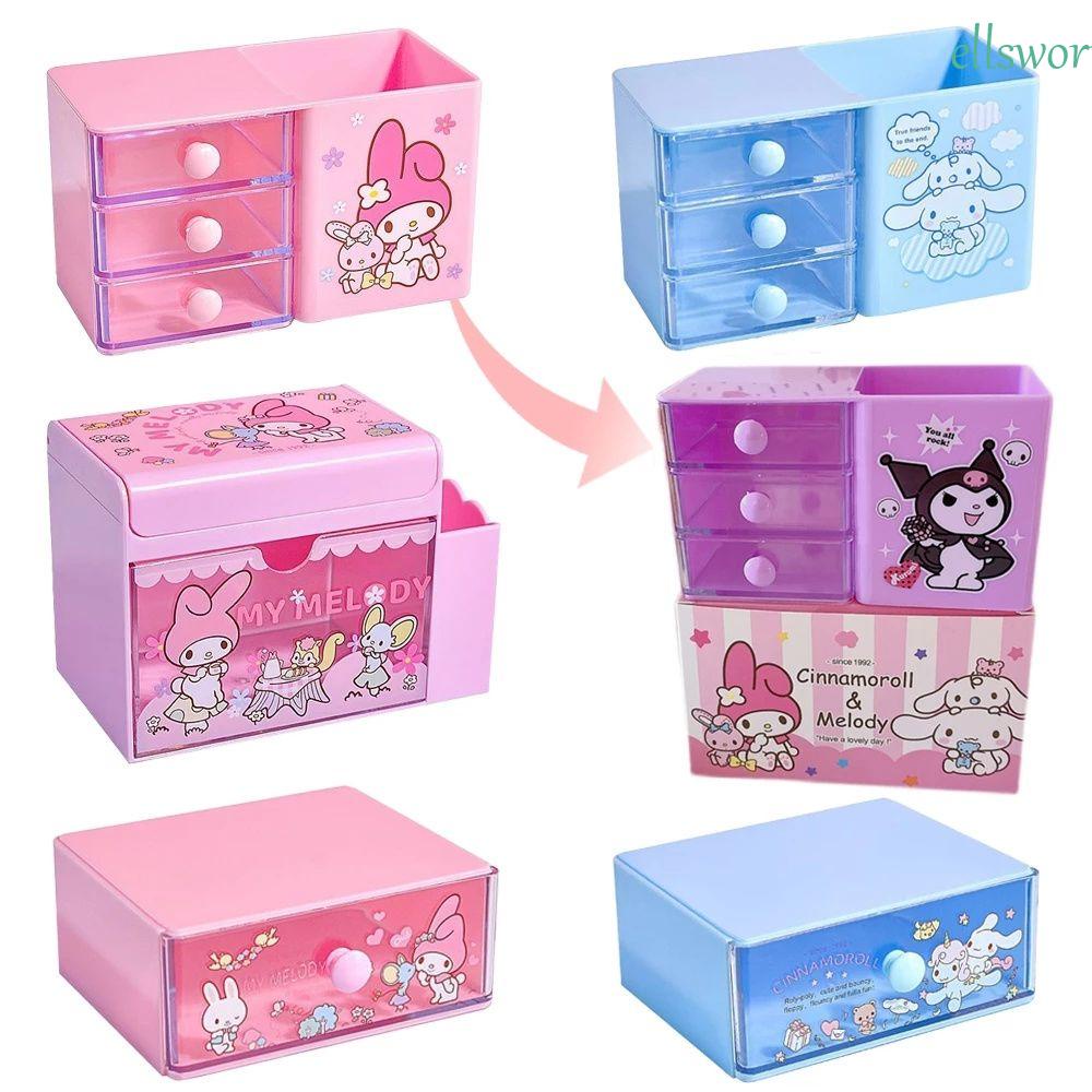 Giá Đỡ Bút Bằng Nhựa Hình Kuromi My Melody Cinnamoroll Dễ Thương Cho Học Sinh